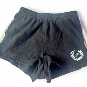 PINK Victoria's Secret Black and White Athletic Shorts